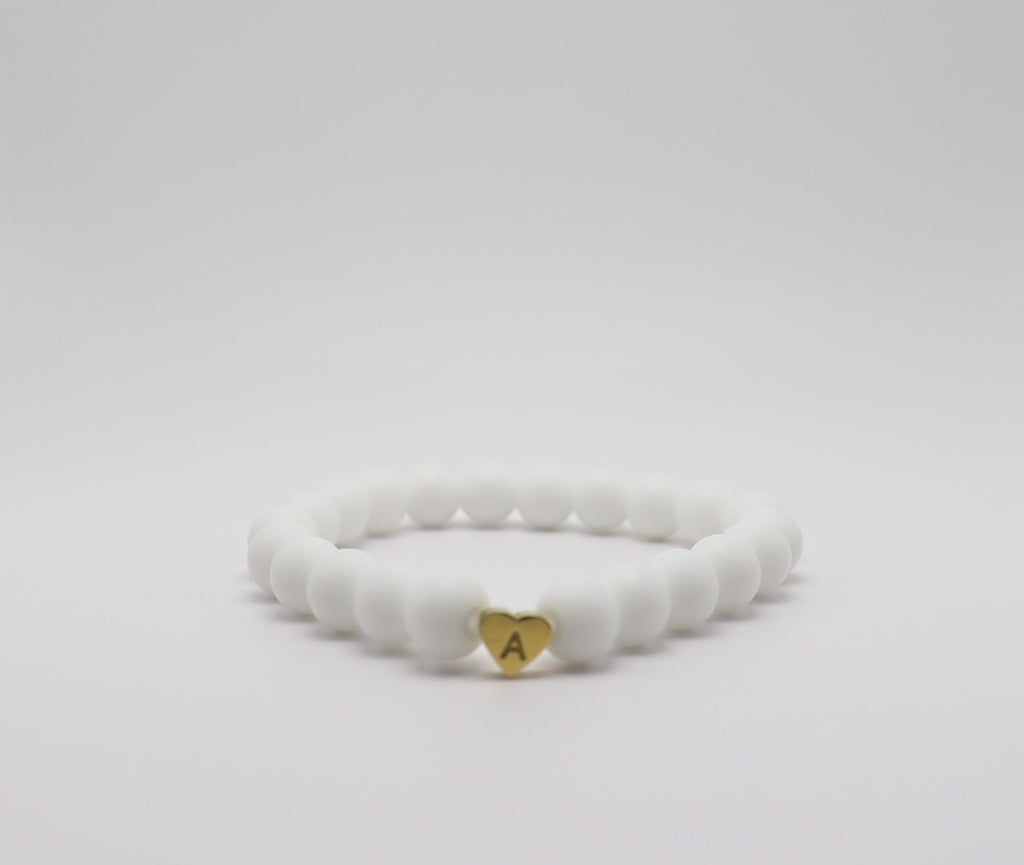 Matt White Onyx Bracelet