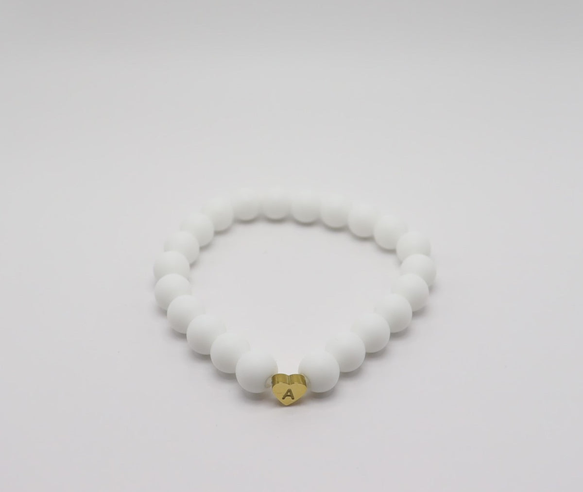 Matt White Onyx Bracelet