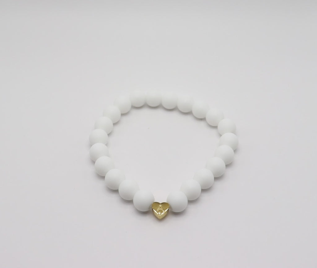 Matt White Onyx Bracelet