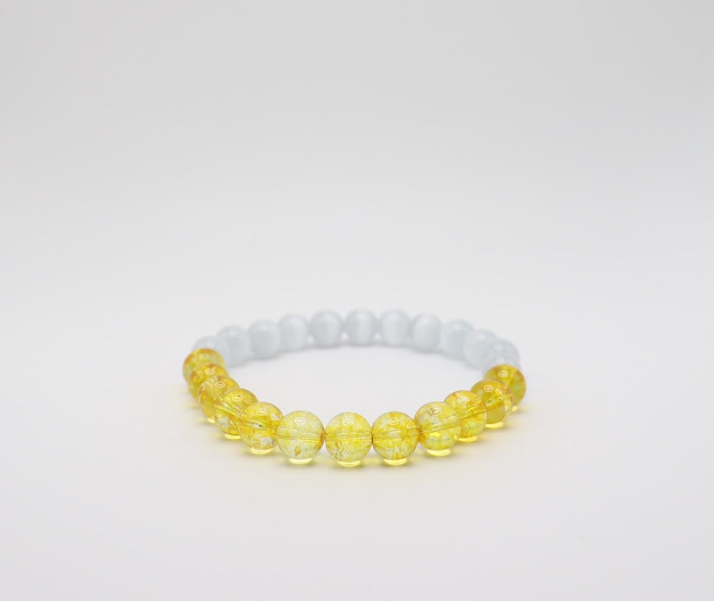 Citrine & Selenite Bracelet