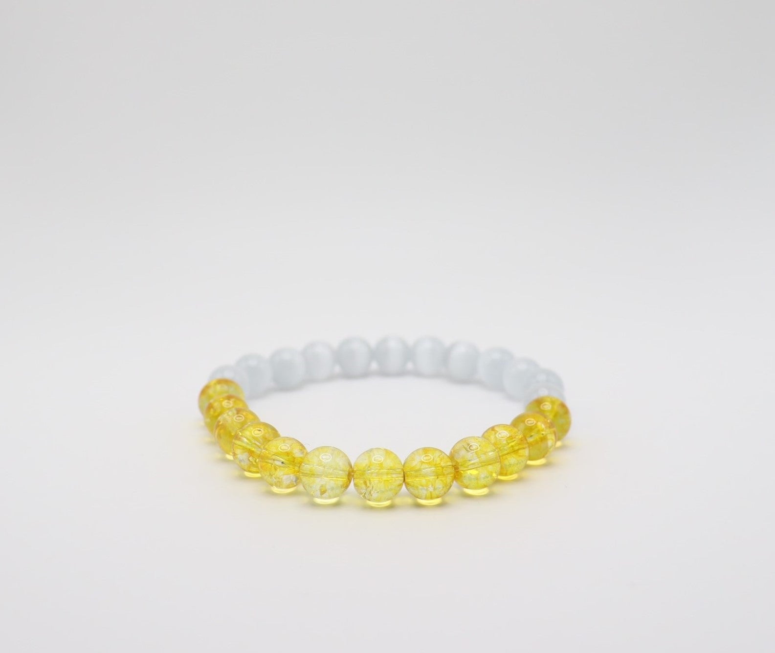 Citrine & Selenite Bracelet