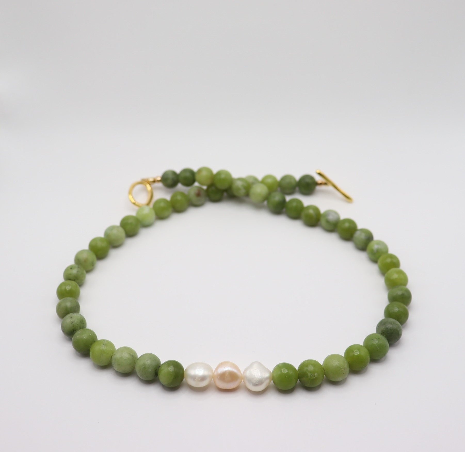 Jade & Freshwater Pearl Necklace
