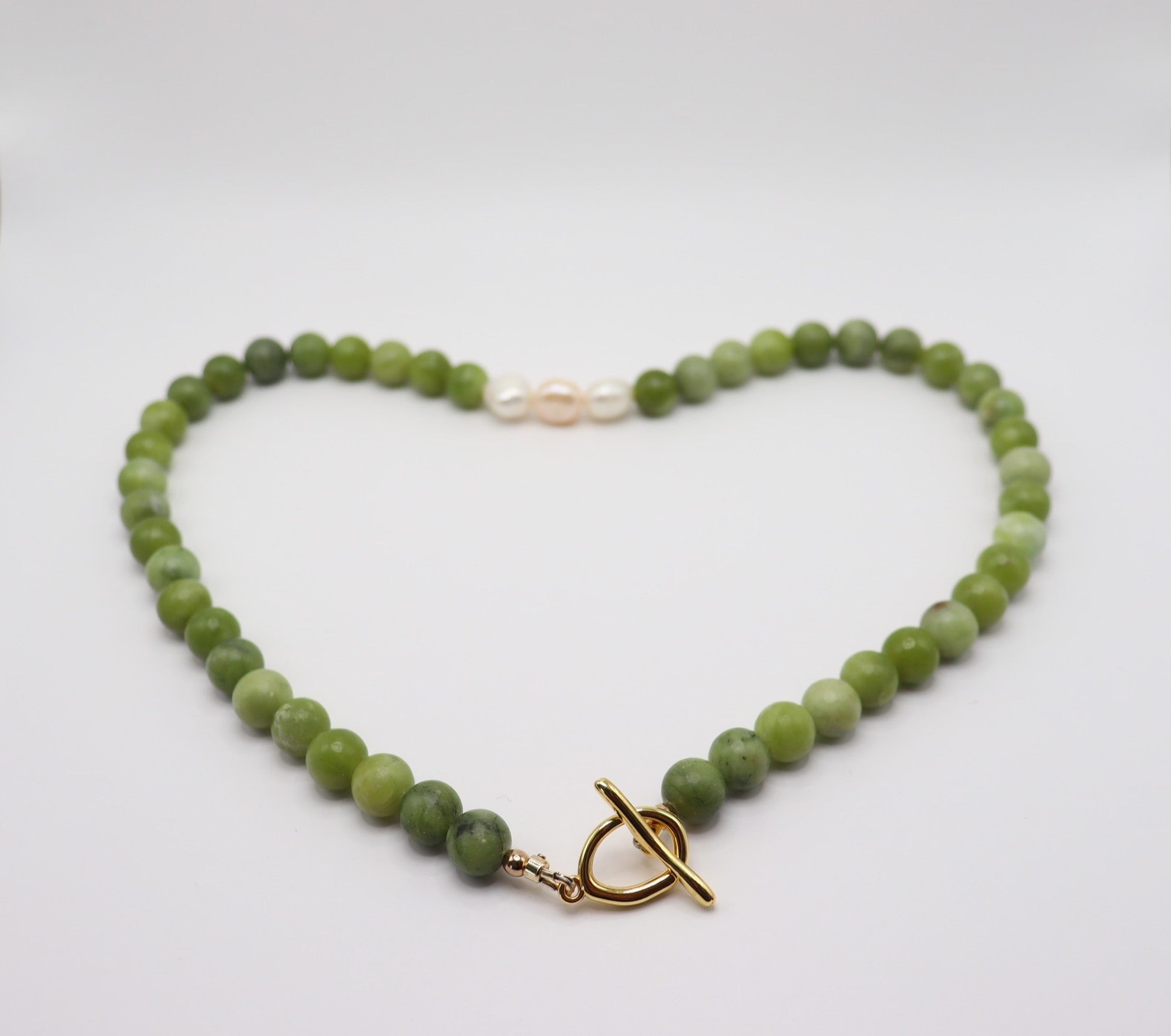 Jade & Freshwater Pearl Necklace
