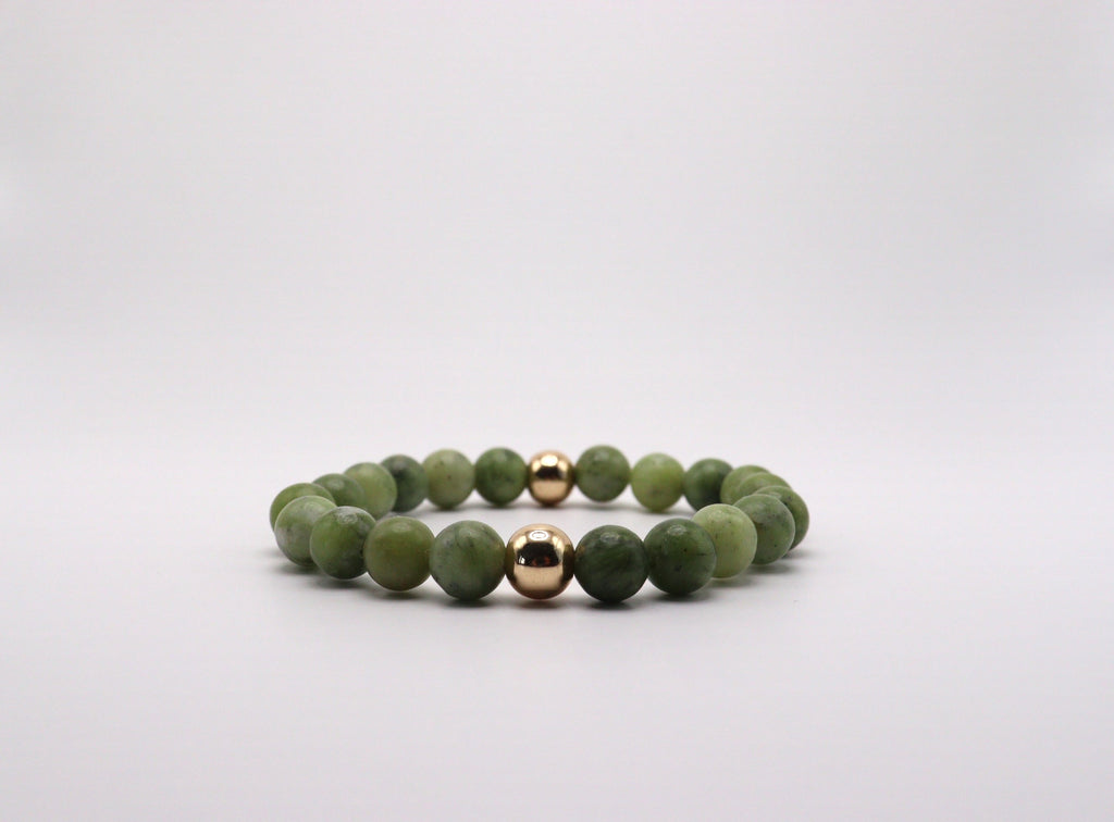 Jade and Hematite Bracelet