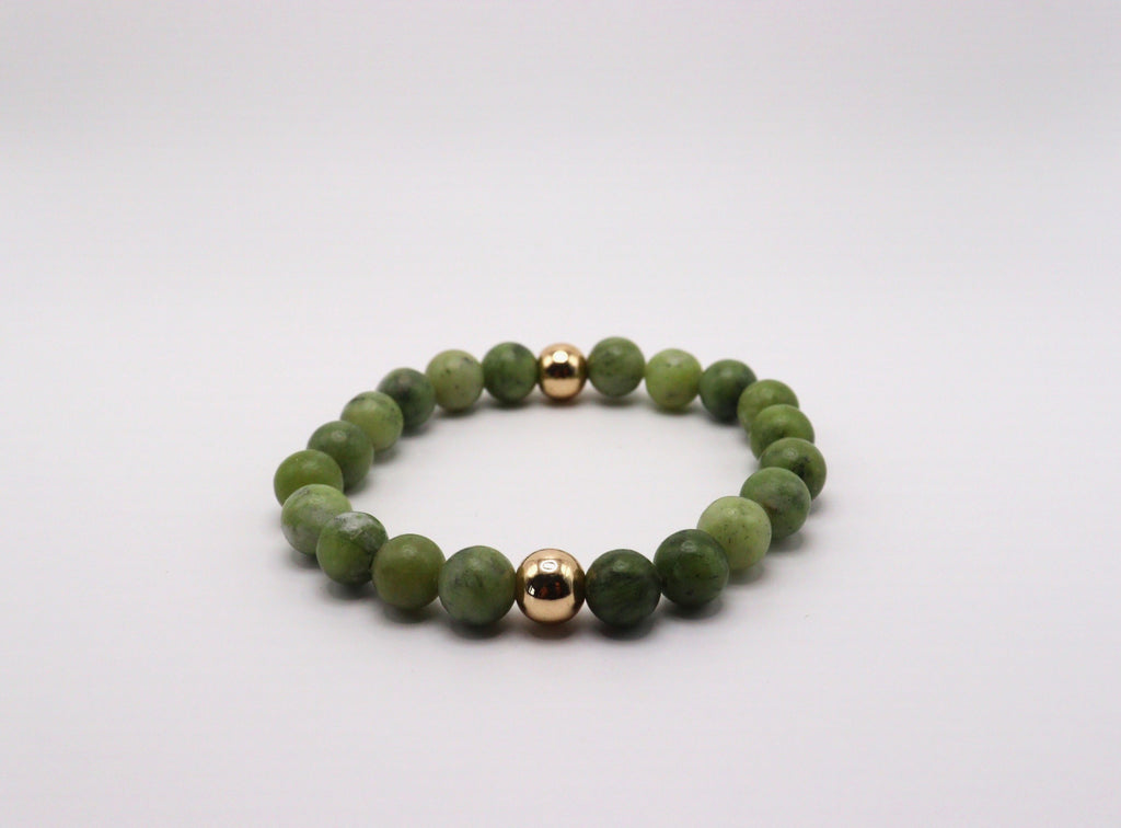 Jade and Hematite Bracelet