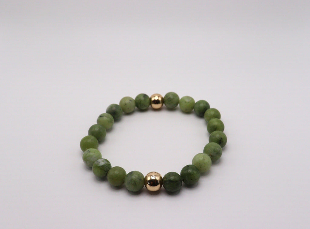 Jade and Hematite Bracelet
