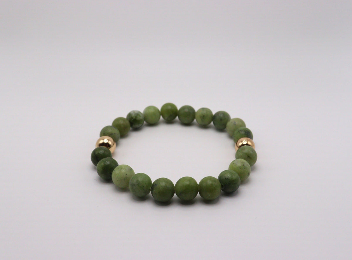 Jade and Hematite Bracelet